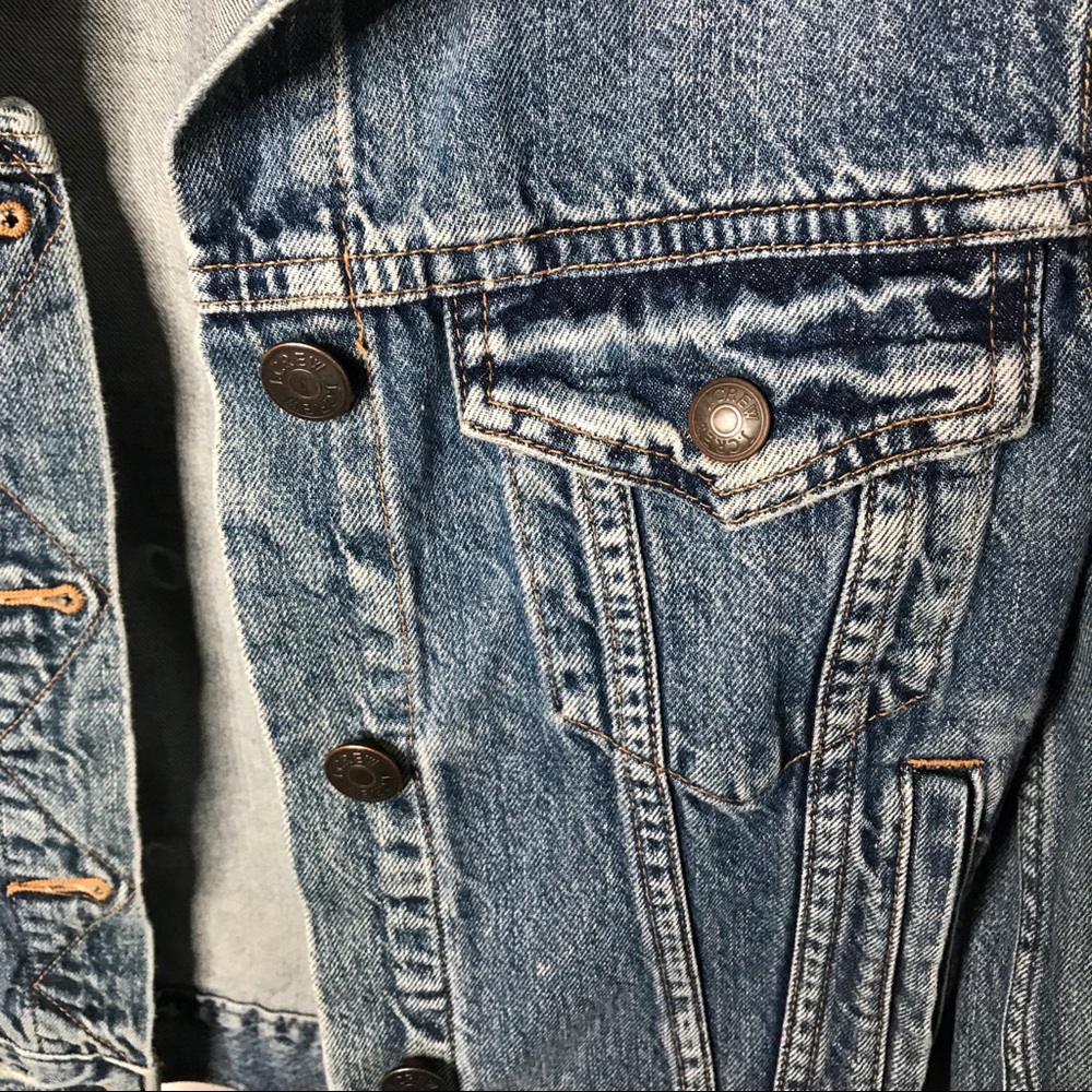 J Crew Indigo Denim Jacket XXS - Picture 4 of 8